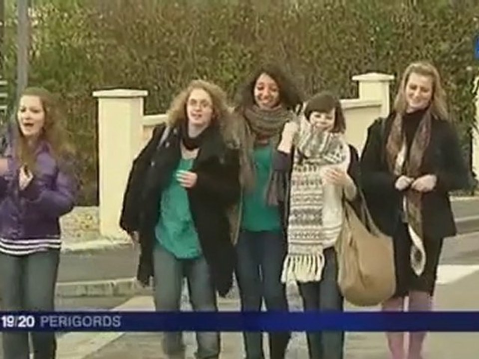 la parité réalisée pour France 3 Périgord par la classe PEM