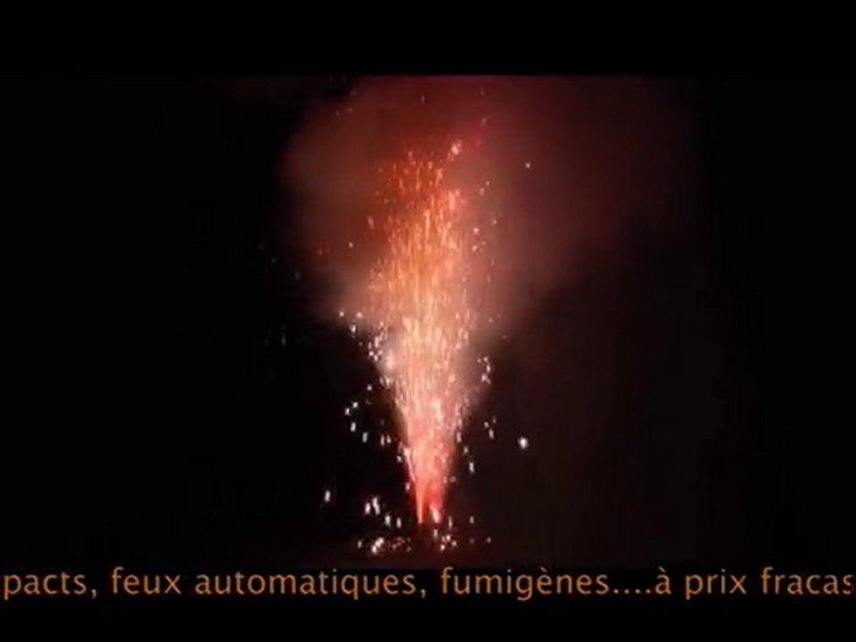 Feu d'artifice: Fontaine Big Apple de Weco