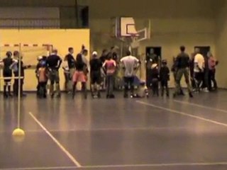 Rollerband herserange à l' entraînement