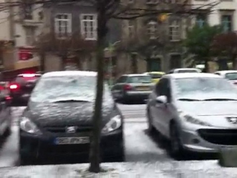 Neige à Morlaix le 27 novembre 2010