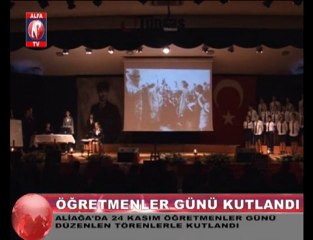 Aliağa'da Öğretmenler Günü 2