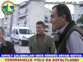 ALAPLI YENİMAHALLE YOLU ASFALT ÇALIŞMASI