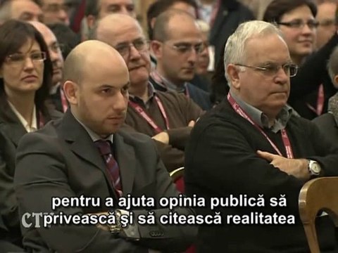 Benedict XVI: Informaţia să fie în serviciul adevărului