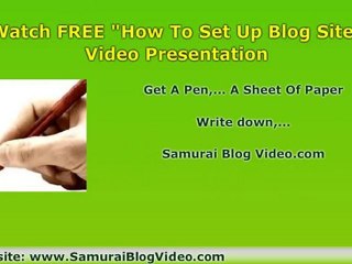 How To Set Up Blog Site
