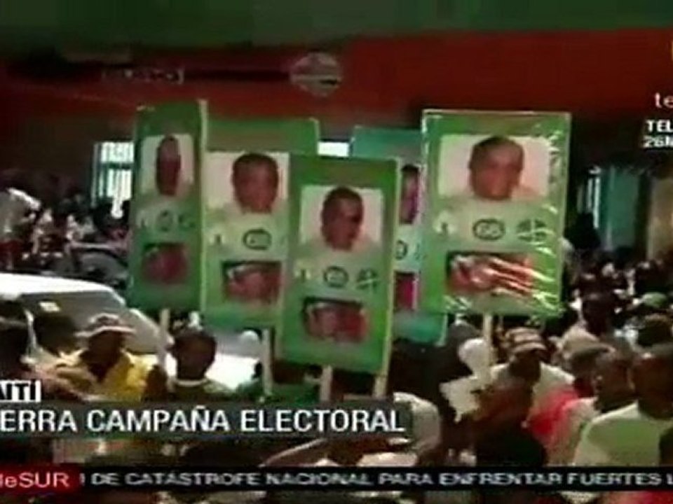 Haiti: cierre de campaña