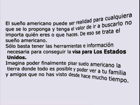 Requisitos para la visa de Estados Unidos