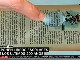 Download Video: Argentina expone libros escolares de los últimos 200 años