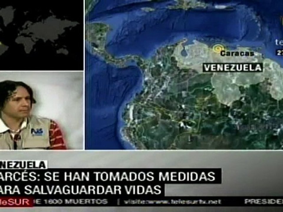 Gobierno de Venezuela trabaja para asistir zonas afectadas por lluvias