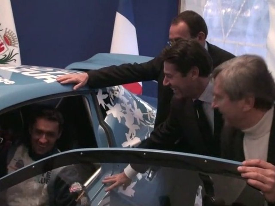 Présentation de la voiture du Trophée Andros