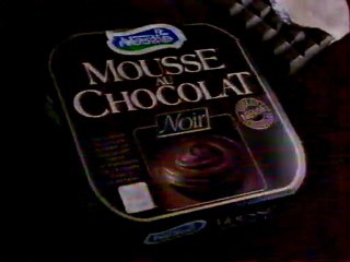 Publicité Mousse Au Chocolat Noir Néstlé 1996