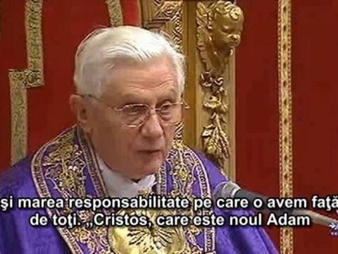 Papa: Embrionul nu este un cumul de material biologic...