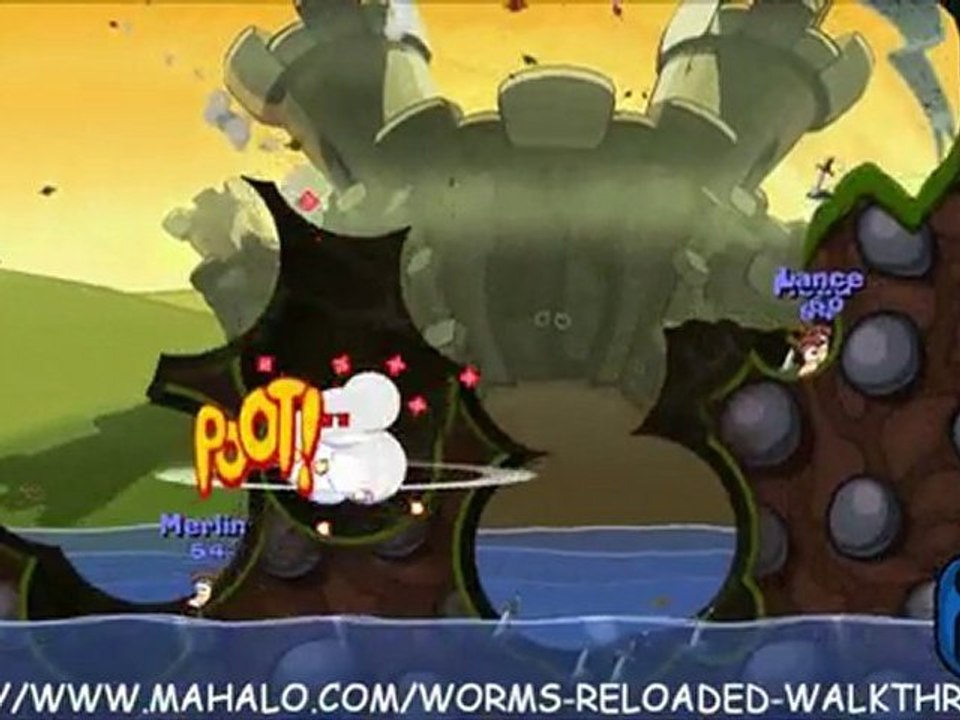 Worms Reloaded Walkthrough - Mission 34 - Part 2