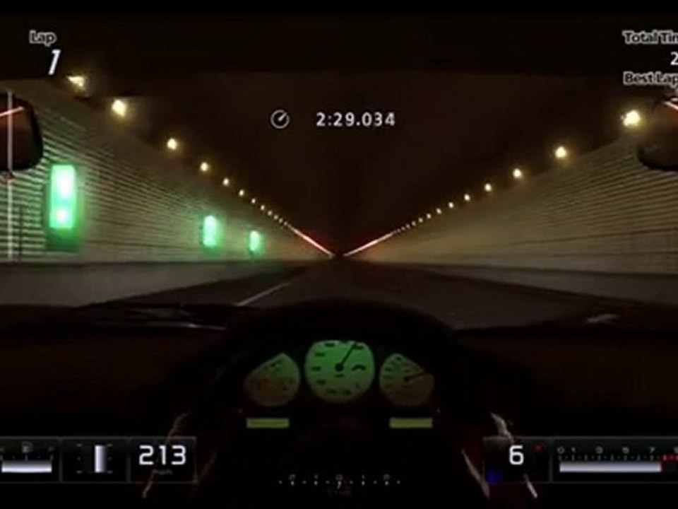 Gran Turismo 5 McLaren F1 Stealth Car NightTime Gameplay