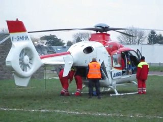 Hélicoptère de Saint-Hubert : transfert vers chba 1