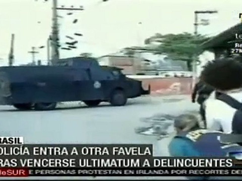 La policia tomó  las favelas del Complexo do Alemao