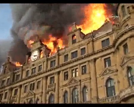 Korkunç Haydarpaşa Yangını Amatör Kamerada
