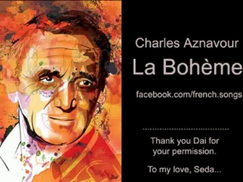 Charles Aznavour - La Bohème