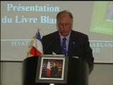 UMP Maroc Jean Luc Martinet expose le Livre Blanc