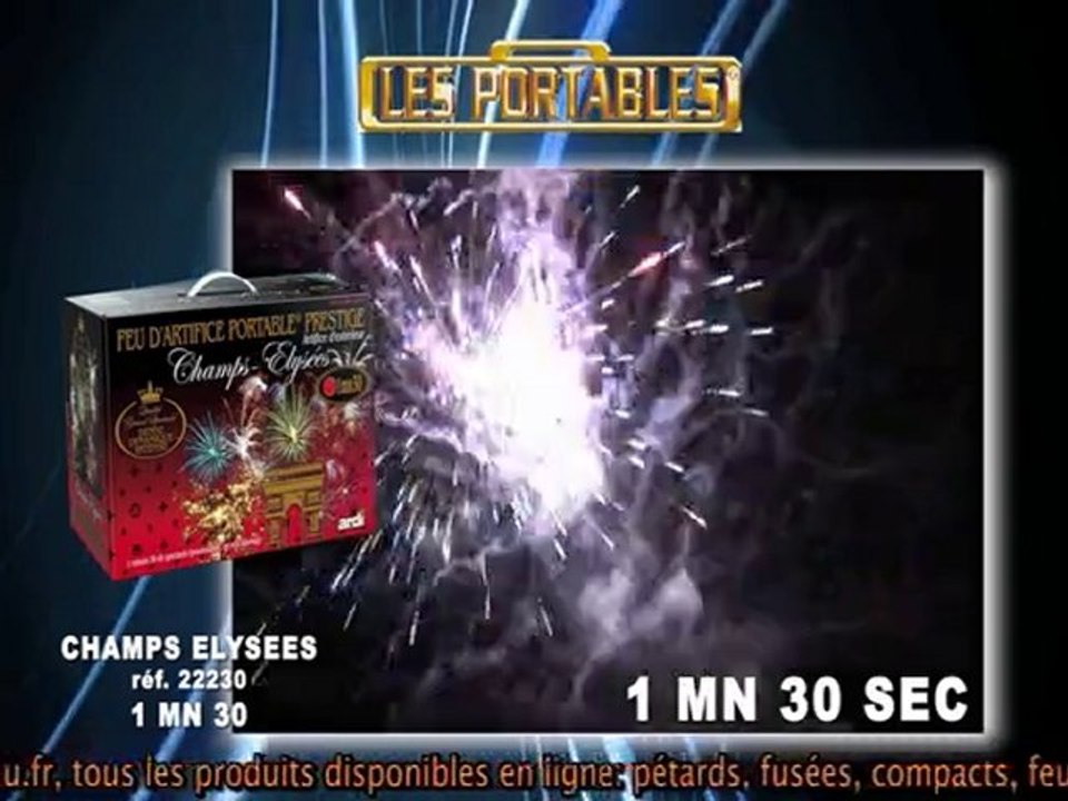 Feu d'artifice: portable Champs-Elysées de Ardi