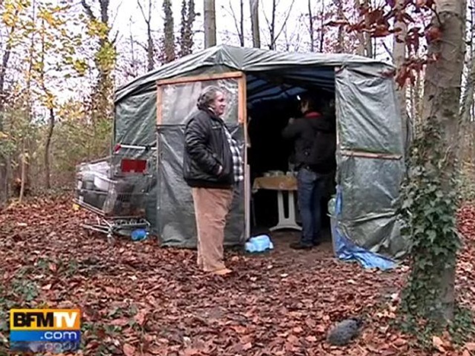 Des sans-abri délogés du bois de Vincennes