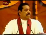 Un second mandat pour le Président Mahinda Rajapaksa