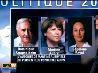 L’autorité de Martine Aubry contestée au PS