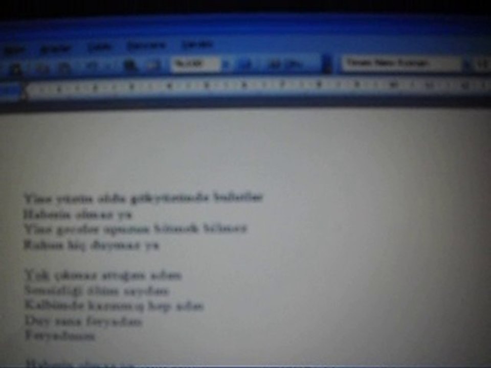 haberin olmaz ya