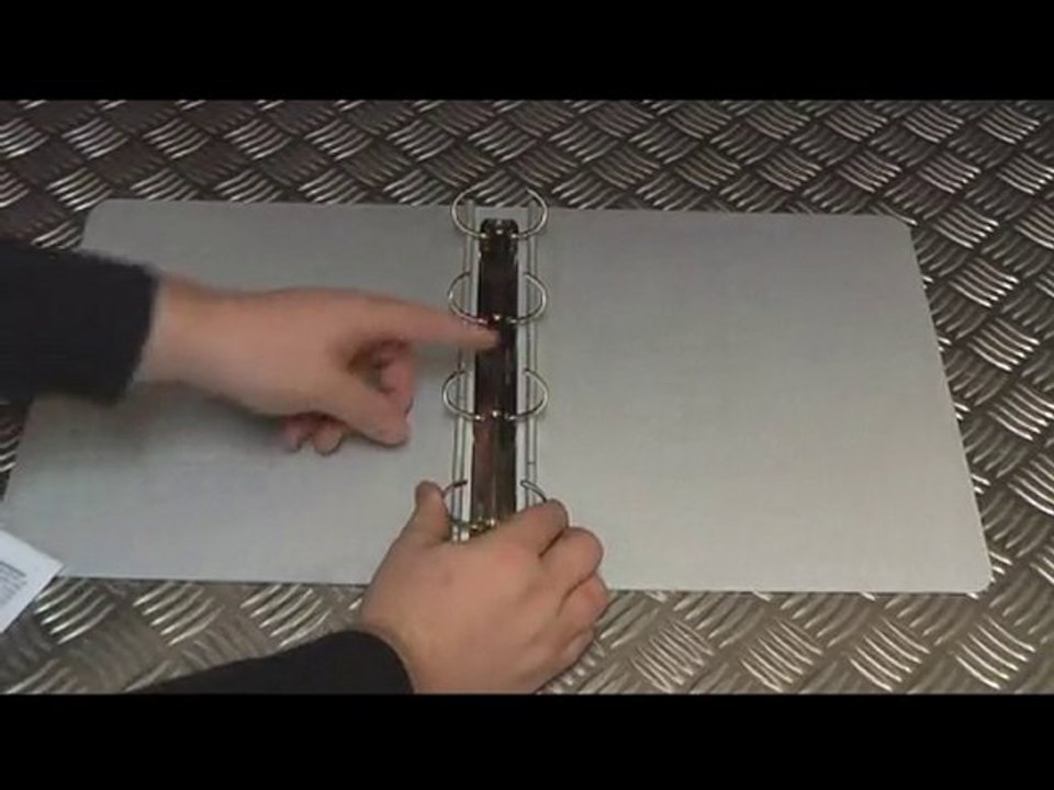*NEW** Aluminium 4 Ring Ringbinder