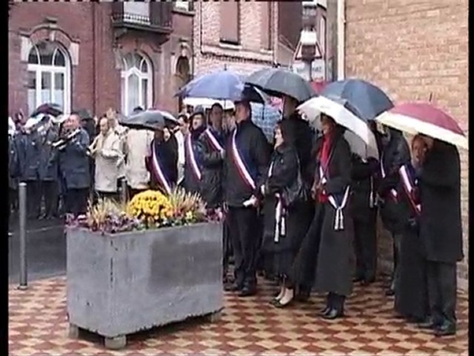 Cérémonie du 11 novembre à Harnes