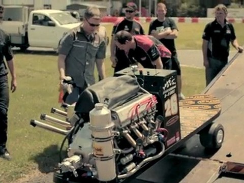 World's first V8 Supercar powered skateboard Tony Hawk