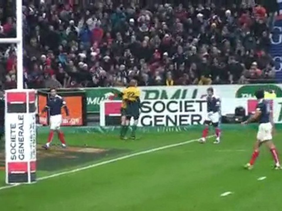 Essai de O'Connor (80e) / France - Australie (27/11/2010)