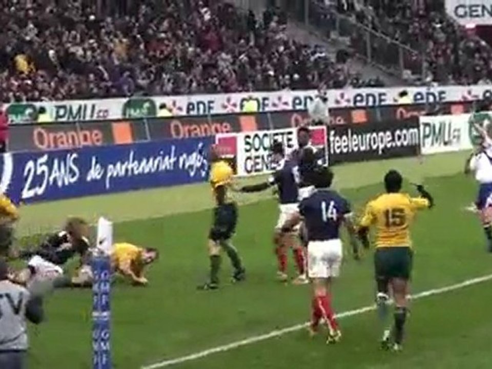 Essai de Mitchell / France - Australie (27/11/2010)