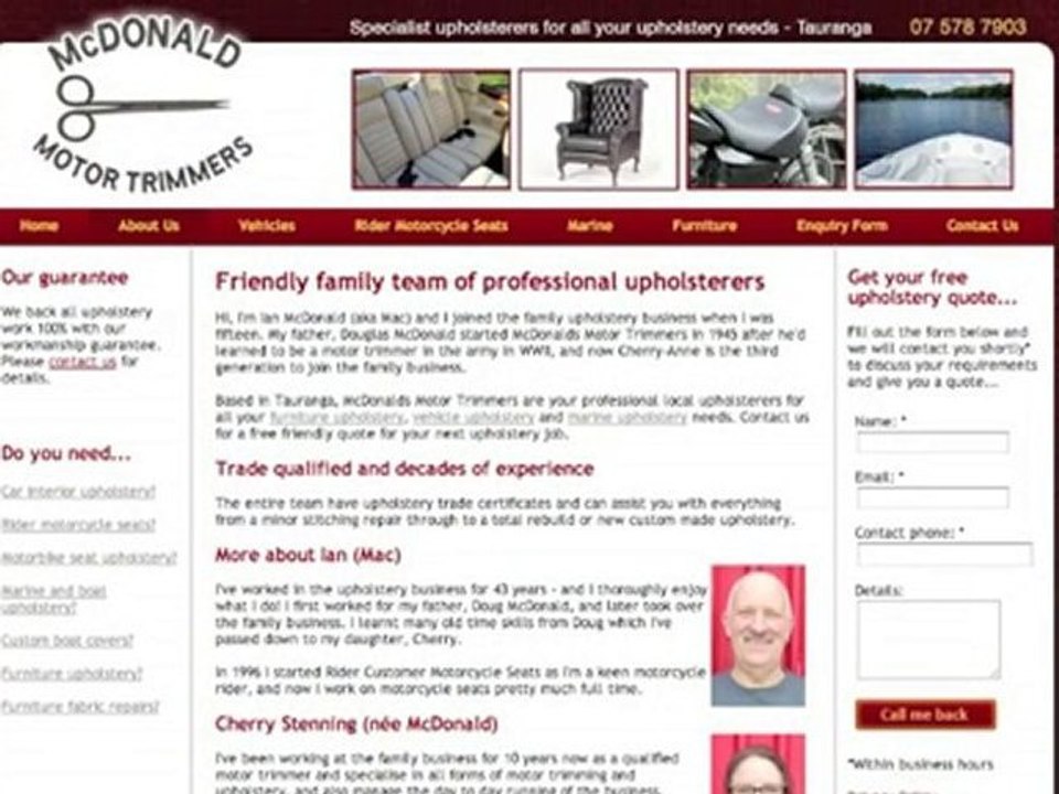 Marine upholstery Tauranga boat covers Mt Maunganui