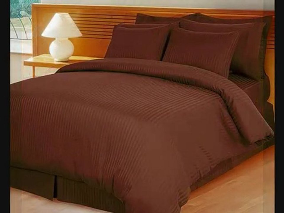 Damask Stripe Duvet Comforter Sets