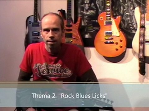 Rock Gitarren Riffs, Blues Licks, Tapping Lessons