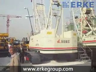 ERKE Dış Ticaret FUWA Crawler Crane Stand - Bauma China 2010