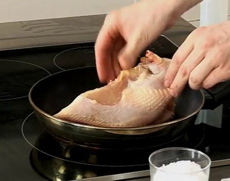 Volaille fermiere deux cuissons huile truffe