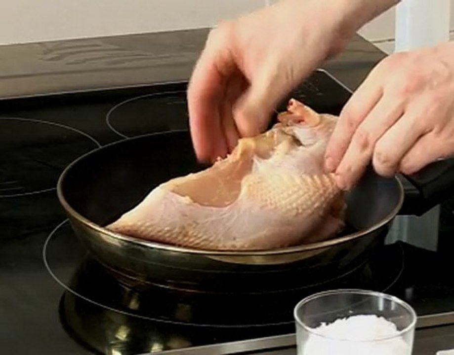 Volaille fermiere deux cuissons huile truffe