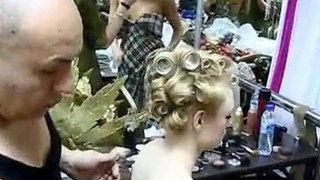 Miss International Queen 2010 Backstage make up and hair