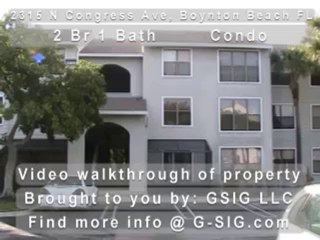 Video Walk Through of 2315 N Congress Ave -14, Boynton ...