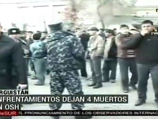 Enfrentamientos en la ciudad de OSH, Kirguistán dejan 4 mue