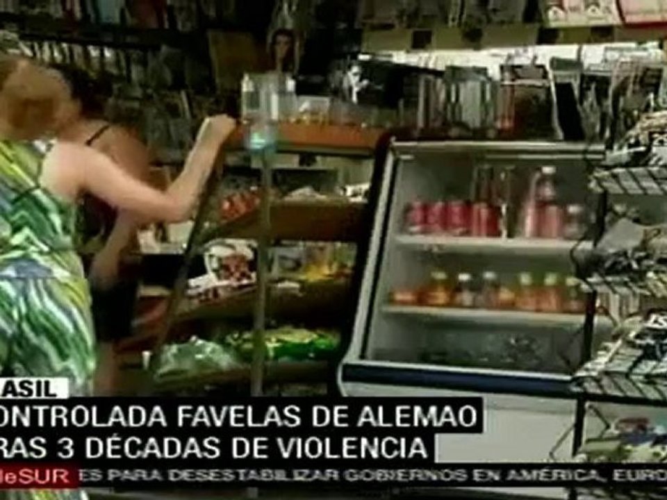 Controladas favelas de Alemao tras 3 décadas de violencia