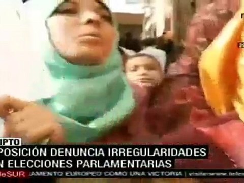 Impugnan elecciones parlamentarias en Egipto