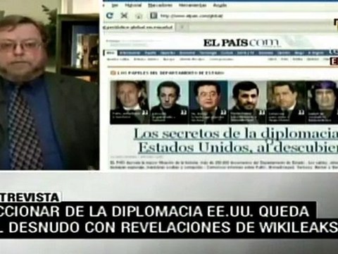 Accionar la diplomacia EE.UU. queda al desnudo con revelaciones de Wikileaks