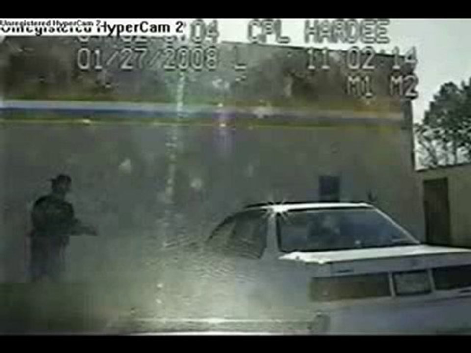 Crazy Black Lady Gets Tazed