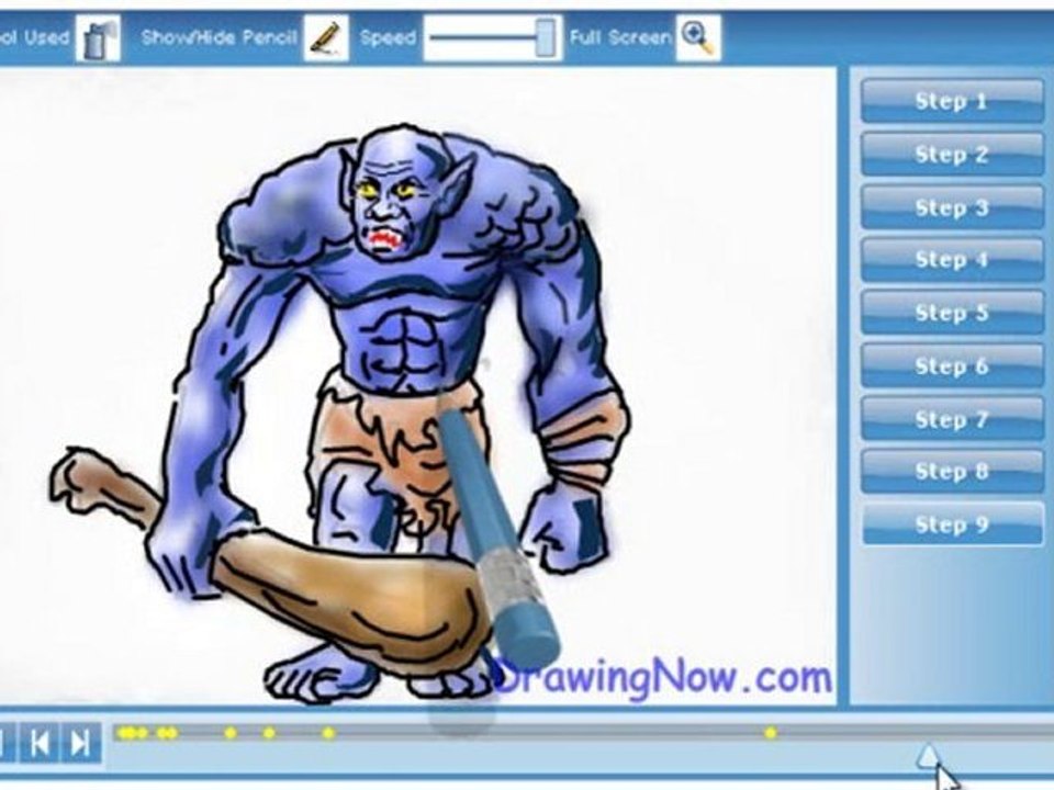 How to draw Troll