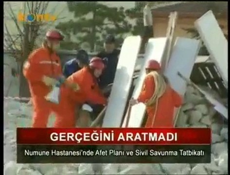 konya numune hastanesi tatbikatı kasım 2010