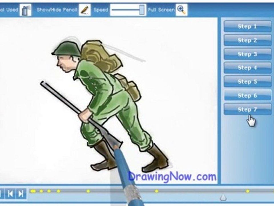 How to draw a Soldier