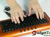 C01262-RF-8522 Orange USB Interface Wired Keyboard