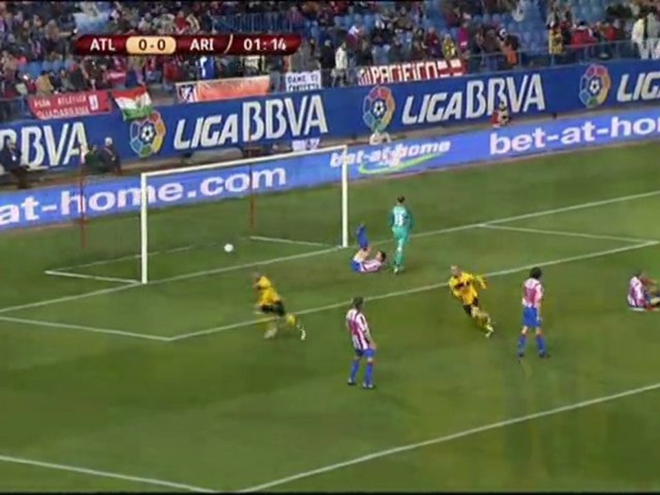 06-12-10, Atletico de Madrid-Aris Salonique, doublé de Koke